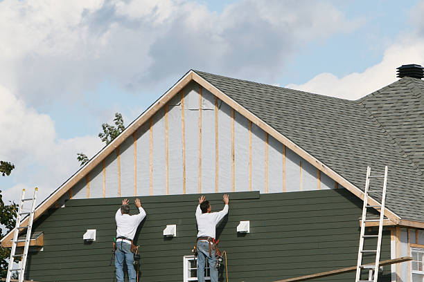 Professional Vinyl Siding technician working in Mebane, NC